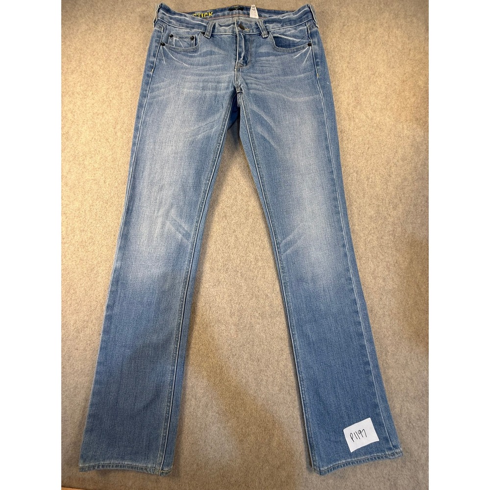 J.Crew Matchstick Jeans Womens 28R Light Wash Straight Leg Stretch Blue Denim